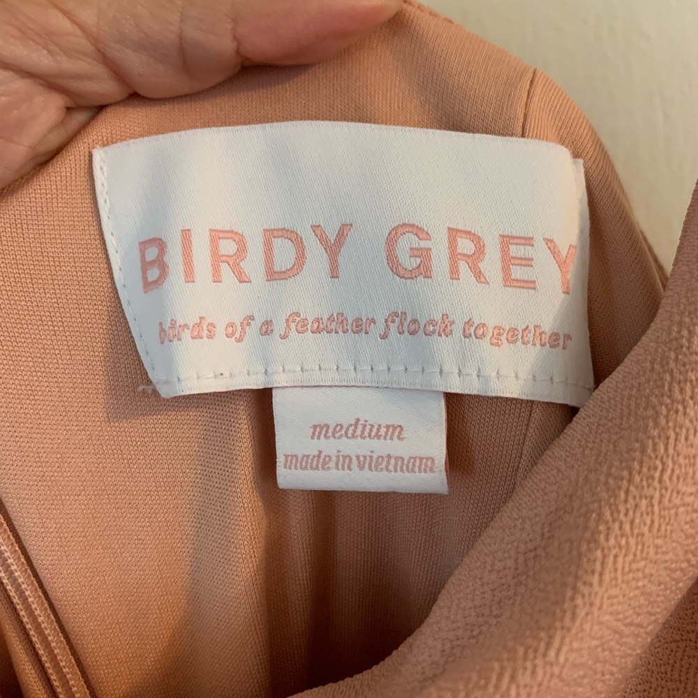 Birdy grey pink bridesmaids dress size medium - Picture 3 of 10